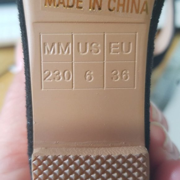 black cork platform shoes very cute and comfortable size 6 - Picture 16 of 16